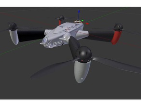 drone profil de la base dji L'impression 3d des avions en avion le bras blener cône dagoma ebraud f650 helice l'hélice quadricoptère rcplane rc spinner l'aile 3d print model - Mito3D