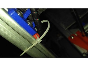 small cable tie mounts 2020 profile 3d printer parts 3d print model - Mito3D