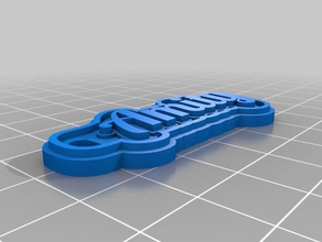 my customized keychain keychains 3d print model - Mito3D