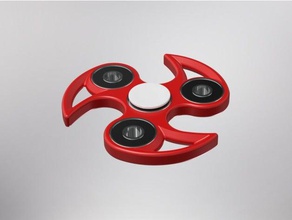 triblade spinner jouets & jeux fidgetspinner fidget jouet 3d print model - Mito3D