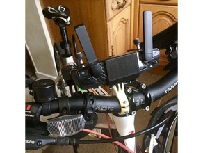 dji étincelle télécommande gopro adaptateur compatible mavic r c véhicules de vélo moto le vtt à distance 3d print model - Mito3D