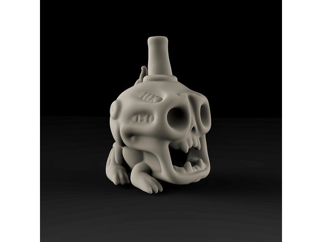 magic dead whistle lq music atstecs death historical souvenir 3D print model - Mito3D