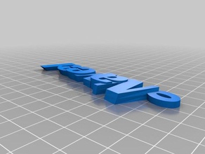 my customized iamburny's text - naveed organization 3d print model - Mito3D