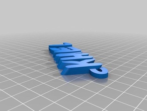 my customized iamburny's text - khaleel organization 3d print model - Mito3D