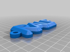 ralf Anahtarlık organizasyon özelleştirilmiş 3d print model - Mito3D