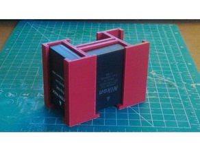 nikon en-el14 multi battery holder camera case 3d print model - Mito3D