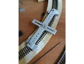track curvature courbeur voie ho toys & games h0 scale model trains 3d print model - Mito3D