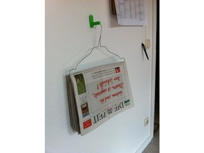 newspaper holder organization 3d print model - Mito3D