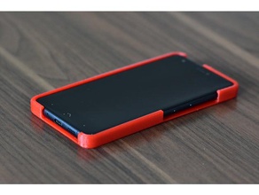 o bq aquaris x caixa telefone celular bq-aquaris-x caso de 3d print model - Mito3D