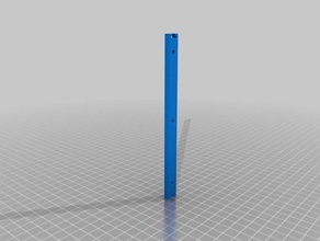 led rail strip holder rgb 3d print model - Mito3D