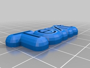 meu texto personalizado magnetn sinais e logotipos 3d print model - Mito3D
