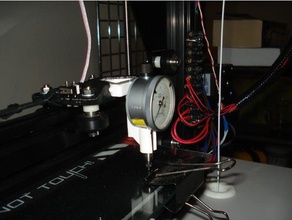 magnetic x clock sensor - bed leveler 3d printer accessories tevo tarantula 3d print model - Mito3D