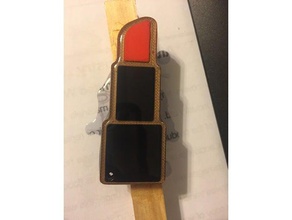 rouge à lèvres trousseau de clés porte-clés un 3d print model - Mito3D