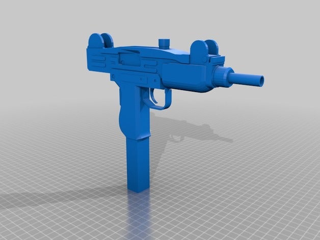 uzi Requisiten 3D print model - Mito3D