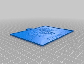 meine angepasste lithopane test 2 2d-Kunst kundengebundene 3d print model - Mito3D