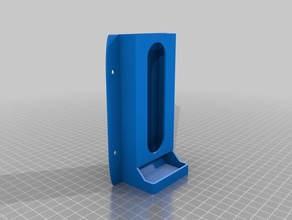 aa battery dispenser v2 wall mount remix electronics holder 3d print model - Mito3D