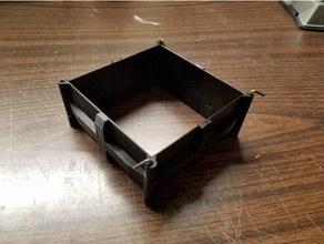 Anschließbare Wand Werkzeug-Halterungen & - Boxen Barriere box anschliessbar container machen modular Schimmel molding moulding Silikon universal 3d print model - Mito3D