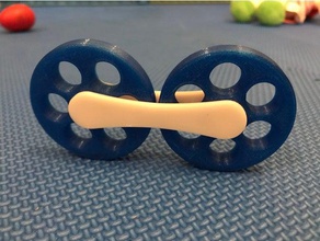 baby-Rad-Spielzeug mechanische Spielzeuge baby-Spielzeug Räder 3d print model - Mito3D