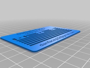 mi personalizados personalizado tarjeta personal de la oficina 3d print model - Mito3D