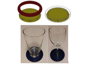 coaster spinner cucina & sala da pranzo bbs cuscinetto birra caffè bevanda drink a proposito fidget vino 3d print model - Mito3D