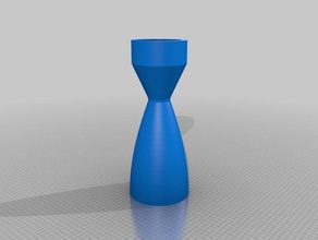 cohete de la boquilla flujo sónico prueba 1 ingeniería personalizado 3d print model - Mito3D