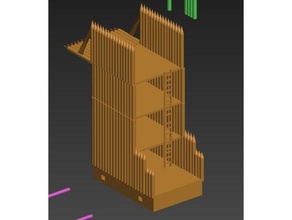 torre de cerco brinquedos & games 3d print model - Mito3D