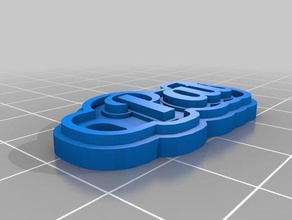 pat Schlüsselanhänger kundengebundene 3d print model - Mito3D