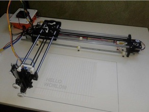 Zeichnung Maschine grbl corexy 09 j-Achse endet Modell-Roboter 3d print model - Mito3D