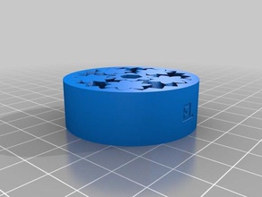 my customized gear bearing 44mm parts 3d print model - Mito3D