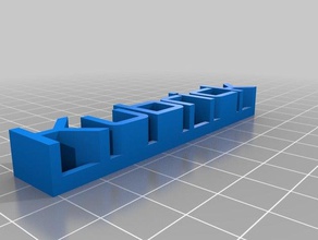 meine angepasste 3d-Typenschild für kubrick Skulpturen kundengebundene 3d print model - Mito3D