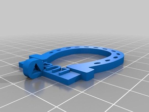 lucky horseshoe fashion 3d print model - Mito3D