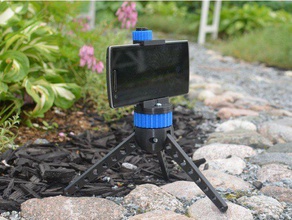 modular mini tripod camera dslr prusa i3 mk2 smartphone 3d print model - Mito3D