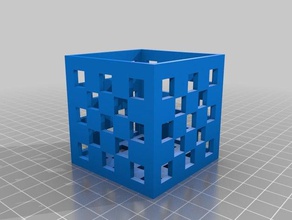 simple box pattern containers hexagon storage 3d print model - Mito3D