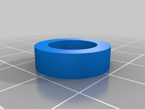 delta parametric washer spacer customized 3d print model - Mito3D