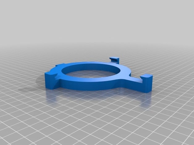 soldadura de vidrio soporte la cámara eclipse La impresión en 3d el filtro fotografía anillo lente 3D print model - Mito3D