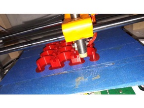 20 mm üçlü Tel klip çap ev freecad yarattı elektrik 3d print model - Mito3D