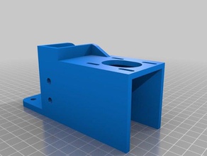my customized aluminium profile bracket optional inverted z-motor mount 3d printer parts 3d print model - Mito3D