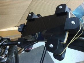 heavy duty universal phone holder sport & outdoors bike mount 3d print model - Mito3D