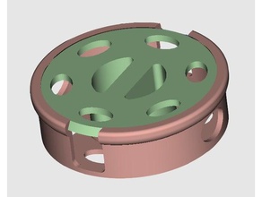 gufo bobina di cavo i contenitori contenitore spool 3d print model - Mito3D