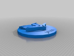 llavero logo 3d java printing 3d print model - Mito3D