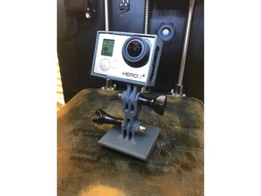 yüksek hızlı montaj kamera arca İsviçre gopro hero 3 plus Dağı çabuk serbest bırakın berbat 3d print model - Mito3D