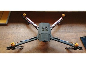 x525 drone cover gopro mount like mavic r c vehicles 3d print model - Mito3D