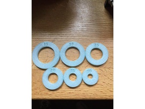 calibration rings 3d printing tests printer test ring simple small 3d print model - Mito3D