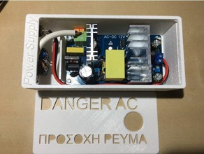 power supply box xk-2412dc electronics case 3d print model - Mito3D