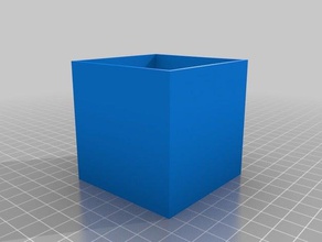 meu personalizados simples caixa padrão recipientes personalizado 3d print model - Mito3D