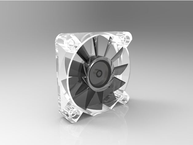 40mm elettronica fan l'elettronica ragazzo computer di raffreddamento gioco gameboy retrò ventilare la ventilazione video zero 3D print model - Mito3D