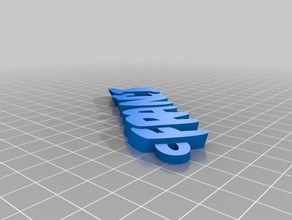 francis keychains customized 3d print model - Mito3D