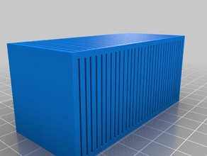 shipping container 2 3d printing 3d print model - Mito3D
