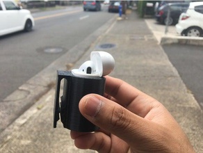 a apple airpod caso clipe de bolso gadgets airpods o áudio iphone 3d print model - Mito3D