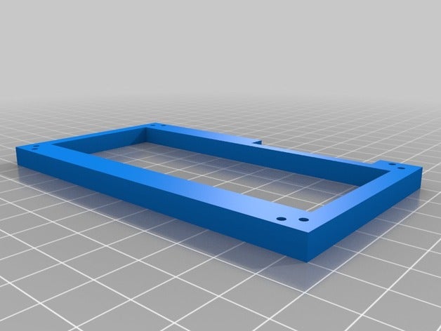 lcd 20x4 spacer - Elektronik arduino lcd-Halterung openscad 3D print model - Mito3D